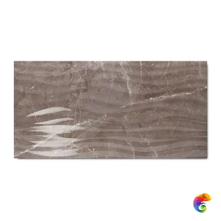 Керамическая плитка Love Ceramic Marble Curl Tortora Shine 35x70
