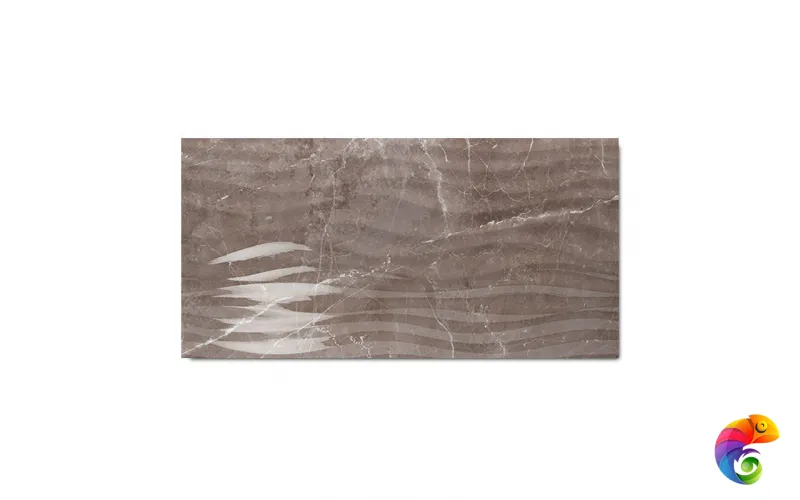 Керамическая плитка Love Ceramic Marble Curl Tortora Shine 35x70