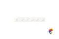 Бордюр Ceramiche Grazia Electa Diamantato Bianco Matt 3x20