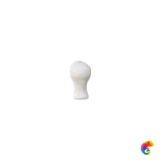 Бордюр Ceramiche Grazia Maison Angolo BORDURE Blanc Craquele 2x3,5