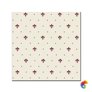 Керамическая плитка Petrachers Grand Elegance Giglio Bordeaux Su Panna 20x20