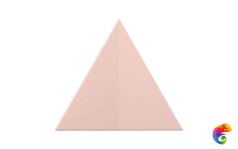 Керамическая плитка Petracers Triangolo Cristalli Rosa 17x17
