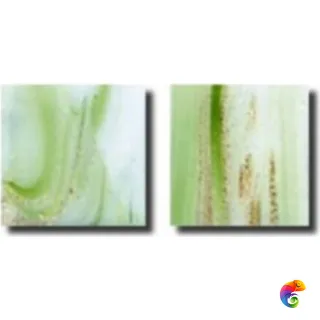 JNJ Стеклянная мозаика 2x2 с авантюрином GA74 сетка 327x327