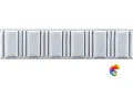 Бордюр Ceramiche Grazia Formae Pantheon Cotton 6,5x26