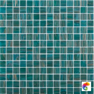 Rose Mosaic Стеклянная мозаика 1x1 GA67 сетка 318х318