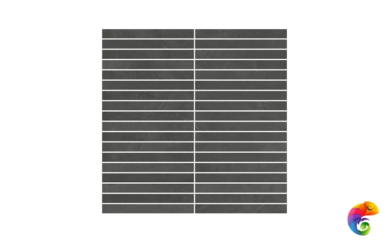 Мозаика Italon  Continuum Petrol Mosaico Strip  30x30