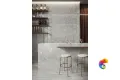 Refin Керамогранит Prestigio Travertino Grigio 75x75x0,9 Lucido Rt