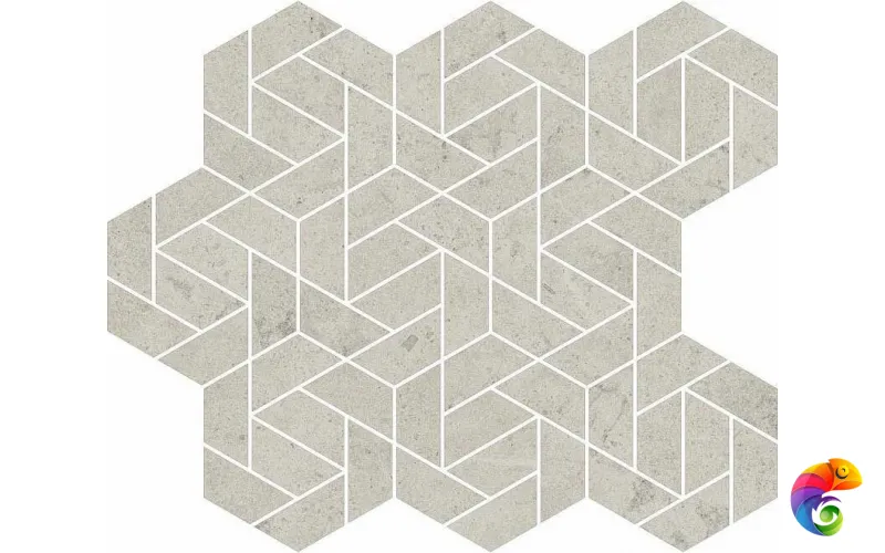 Керамогранит Italon Metropolis Mosaico Icon Absolut Silver 28,6x34,7