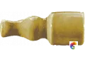 Вставка Ceramiche Grazia Epoque Angolo Finale Diamantato Mustard Craquele 2x6,5