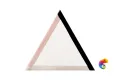 Керамическая плитка Petracers Triangolo Pennellato Grigio-Nero-Rosa 17x17