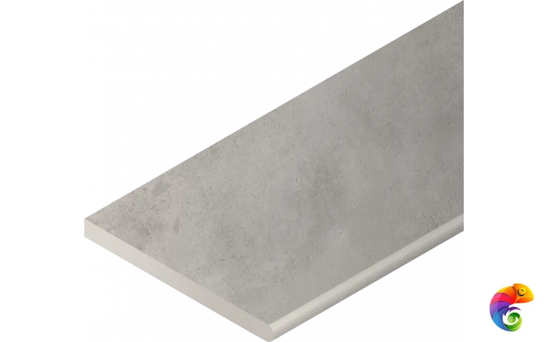 Italon Керамогранитный бортик Millennium X2 Bordo Round DX Silver 30x60 Nat