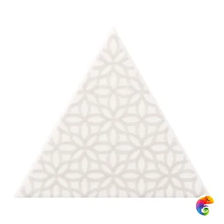 Керамическая плитка Petracers Triangolo Gipsy Grigio Su Bianco 17x17