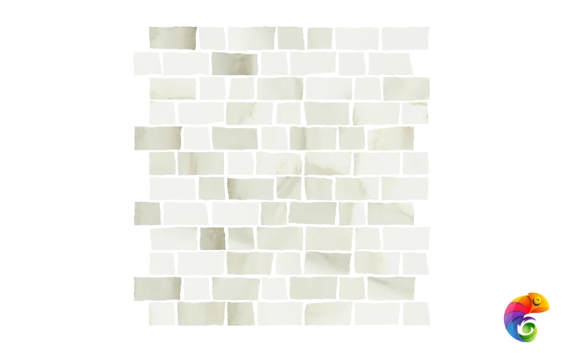 Italon Керамогранитная мозаика Charme Advance Mosaico Raw Cremo 30x30
