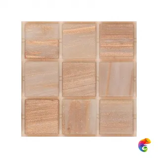 Стеклянная мозаика с авантюрином Trend Brillante Opale 220 на пленке Luc 2x2