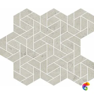 Керамогранит Italon Metropolis Mosaico Icon Absolut Silver 28,6x34,7