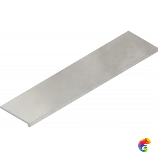 Italon Керамогранитная ступень Millennium Scal. Front Silver 33x120 Nat