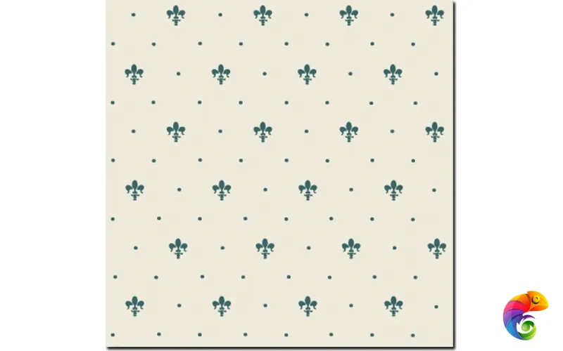 Керамическая плитка Petrachers Grand Elegance Giglio Verde Su Panna 20x20