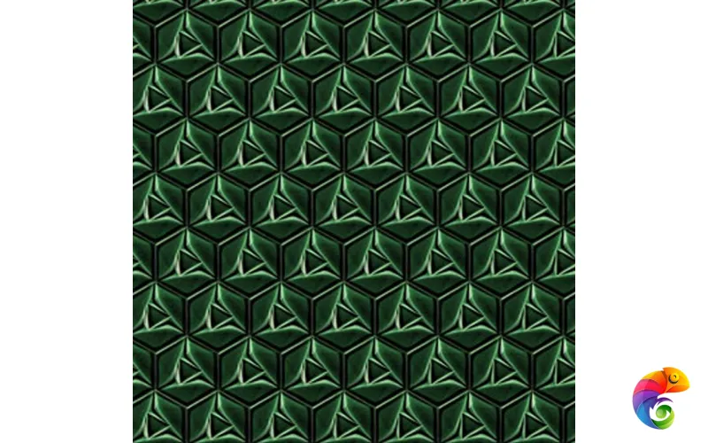 Керамическая плитка Etruria Design Concetto Spaziale Esagono Emerald Green (Craquele) 1° Scelta 16x18,5