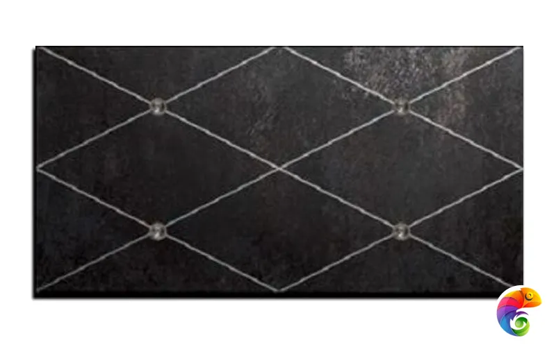 Керамогранит Petracers Ad Maiora Rhombus Platino Nero Matt 50x100