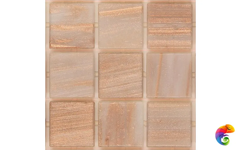 Стеклянная мозаика с авантюрином Trend Brillante Opale 220 на пленке Luc 2x2