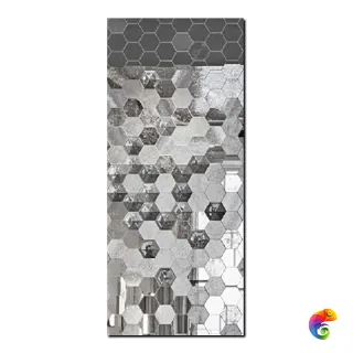 Стеклянное панно Sicis Vetrite Persio Grey 132,5x254,6