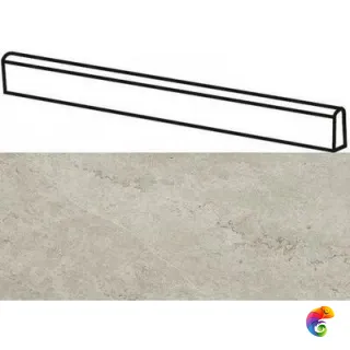 Керамогранит Italon Metropolis Battiscopa Absolut Silver 7,2x80