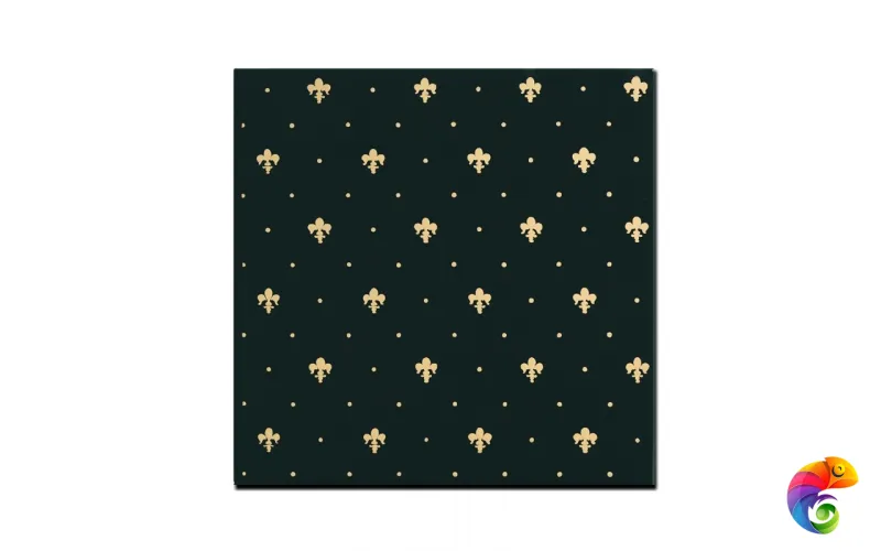 Керамическая плитка Petrachers Grand Elegance Gold Giglio Oro Su Verde Luc 20x20