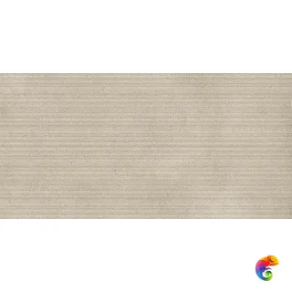 Refin Керамогранит Reliefs Namb Ribbed Ecru R 60x120