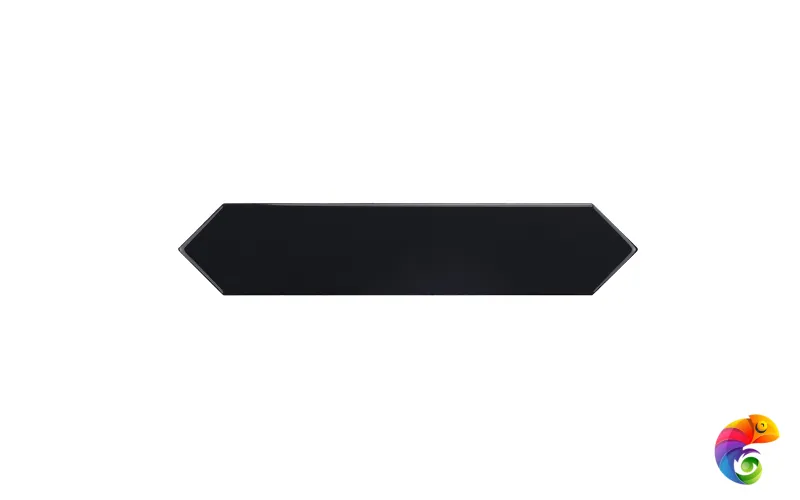 Керамическая плитка Equipe Arrow Black Luc 5x25