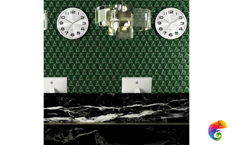 Керамическая плитка Etruria Design Concetto Spaziale Esagono Emerald Green (Craquele) 1° Scelta 16x18,5