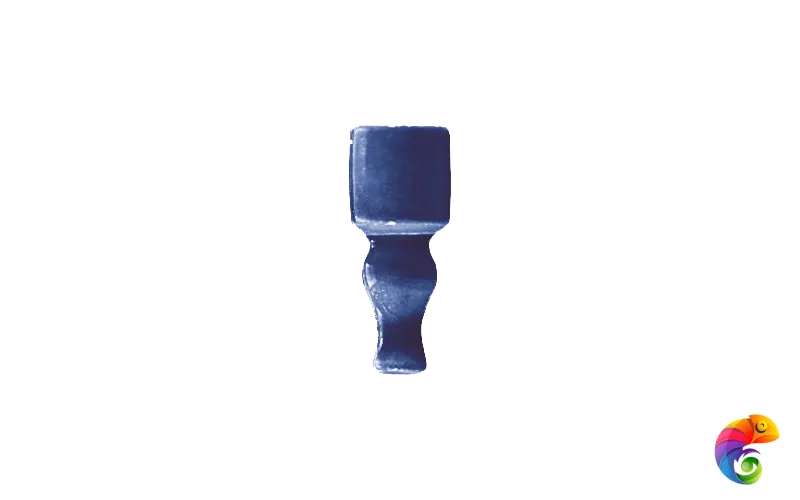 Вставка Ceramiche Grazia Epoque Angolo Finale Diamantato Cobalt Craquele 2x6,5