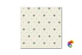 Керамическая плитка Petrachers Grand Elegance Giglio Verde Su Panna 20x20