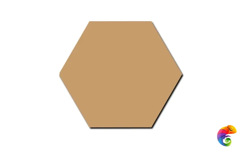 Керамогранит Etruria Design Hex Collection Esagono Ocra 1° Scelta 15x17