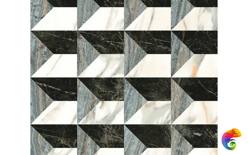 Apavisa Керамогранитный декор Ocean Decor Blue 59,55x59,55 Pol