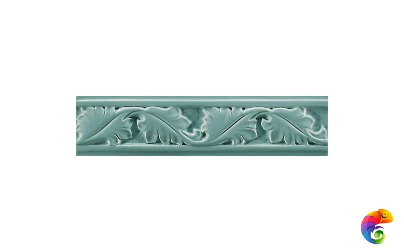 Бордюр Ceramiche Grazia Formae Foliage Diamond Mist 6,5x26