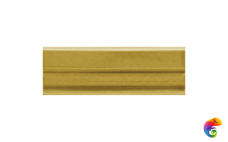 Бордюр Ceramiche Grazia Epoque Finale Diamantato Mustard Craquele 6,5x20
