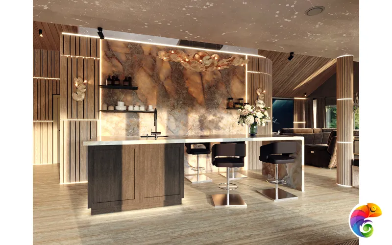 Emil Ceramica Керамогранит Tele Di Marmo Lumia Gold Ambra 120x278x0.65 Lappato