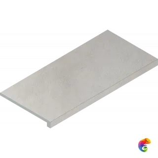 Italon Керамогранитная угловая ступень Millennium Scal. Ang. DX Silver 33x60 Nat