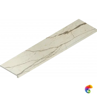 Italon Керамогранитная ступень Charme Deluxe Scalino Ang. DX River 33х120 Cer