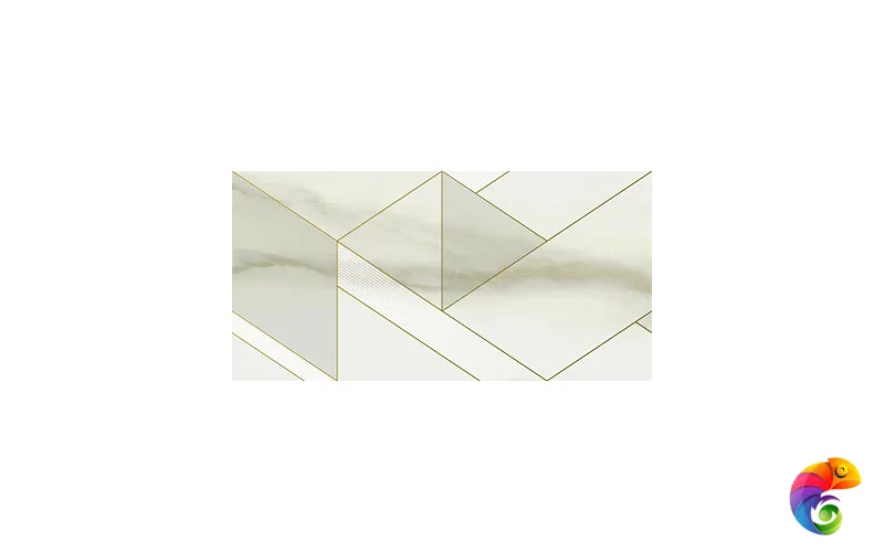 Керамогранитный декор Italon Charme Advance Cremo Ins Golden Line Matt  40x80