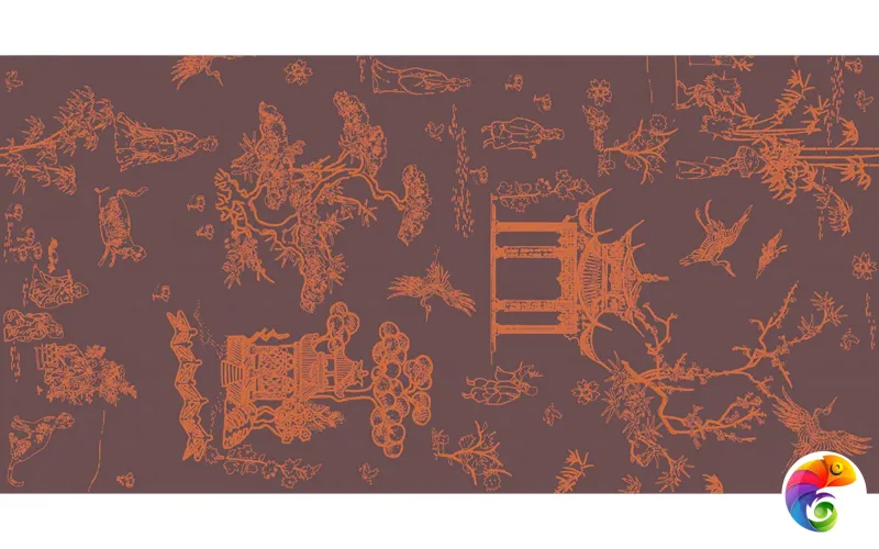Керамогранит Sodai Silkroad Burgundy 120x280 Глянцевый 6 мм