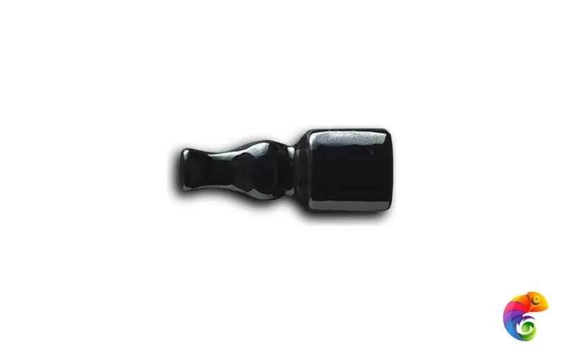 Ceramica Grazia Керамическая плитка Vintage Final Angolo Black 6,5x2