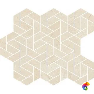 Керамогранит Italon Metropolis Mosaico Icon Desert Beige 28,6x34,7