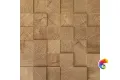 Provenza Керамогранитный декор W-Circles Mosaico 3D Cube Oak 27x27 матовый
