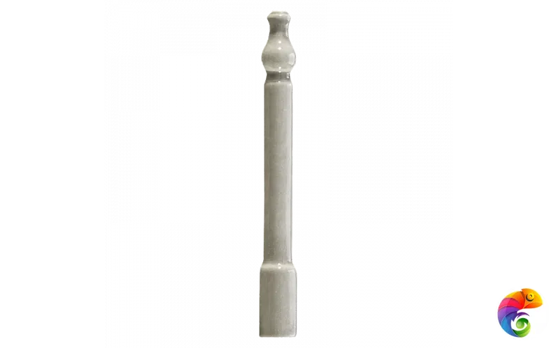 Вставка Ceramiche Grazia Epoque Angolo Zoccolo Diamantato Grey Craquele 2x20