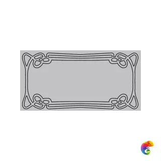 Керамическая плитка Etruria Design Art Deco Vectorframe E Light Blue 1° Scelta 12,5x25