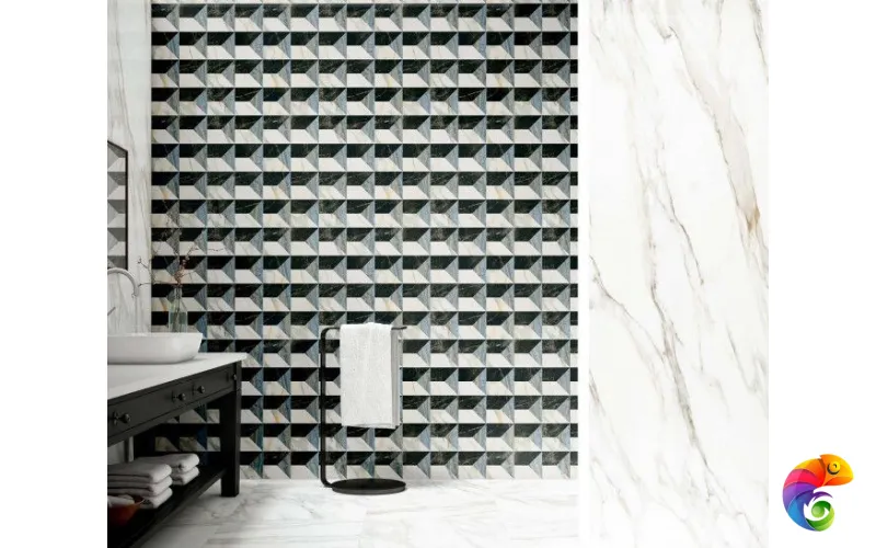 Apavisa Керамогранитный декор Ocean Decor Blue 59,55x59,55 Pol