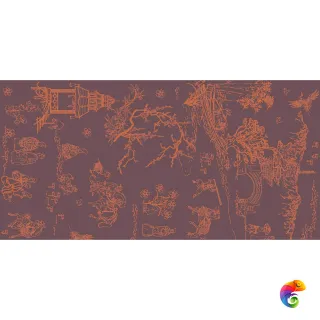 Керамогранит Sodai Silkroad Burgundy 50x100 Глянцевый 3,5 мм