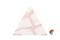 Керамическая плитка Petracers Triangolo Splash Rosa Su Bianco 17x17