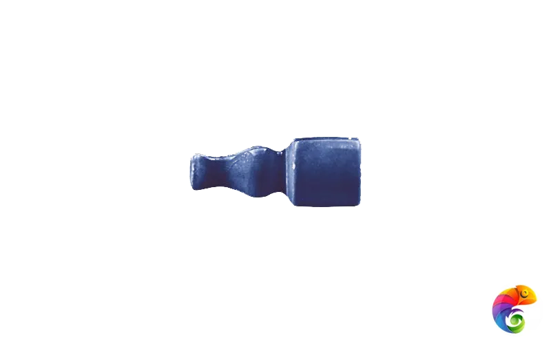 Вставка Ceramiche Grazia Epoque Angolo Finale Diamantato Cobalt Craquele 2x6,5